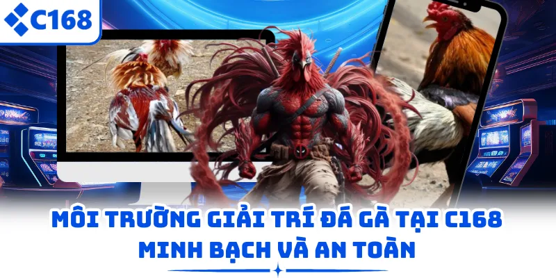 Môi trường giải trí đá gà tại C168 minh bạch và an toàn